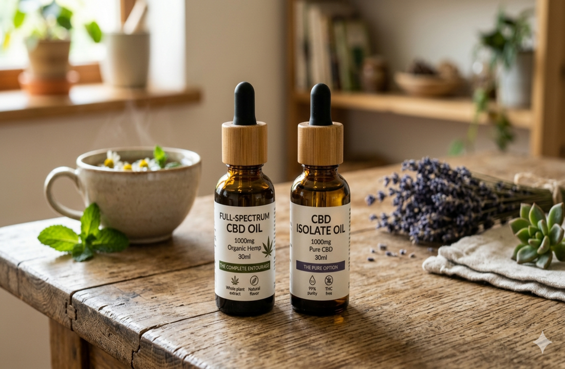 Full-spectrum vs isolate: choosing the right CBD for your wellness goals